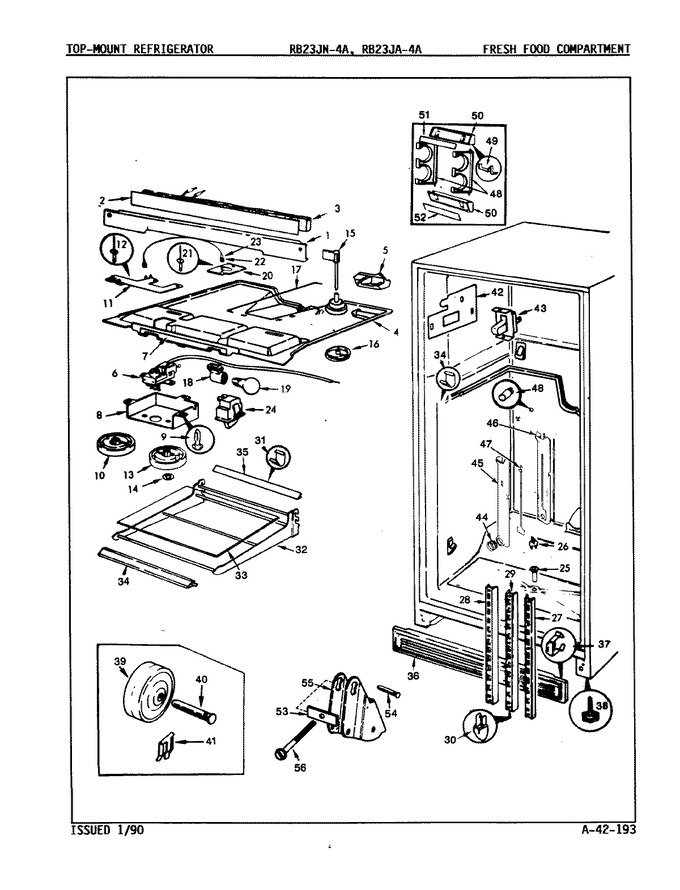 Diagram for RB23JA-4A (BOM: 9A26A)