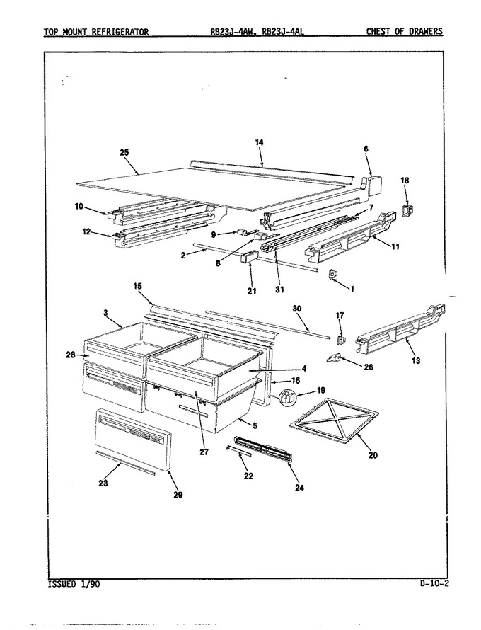 Diagram for RB23JA-4AW (BOM: 9A87A)