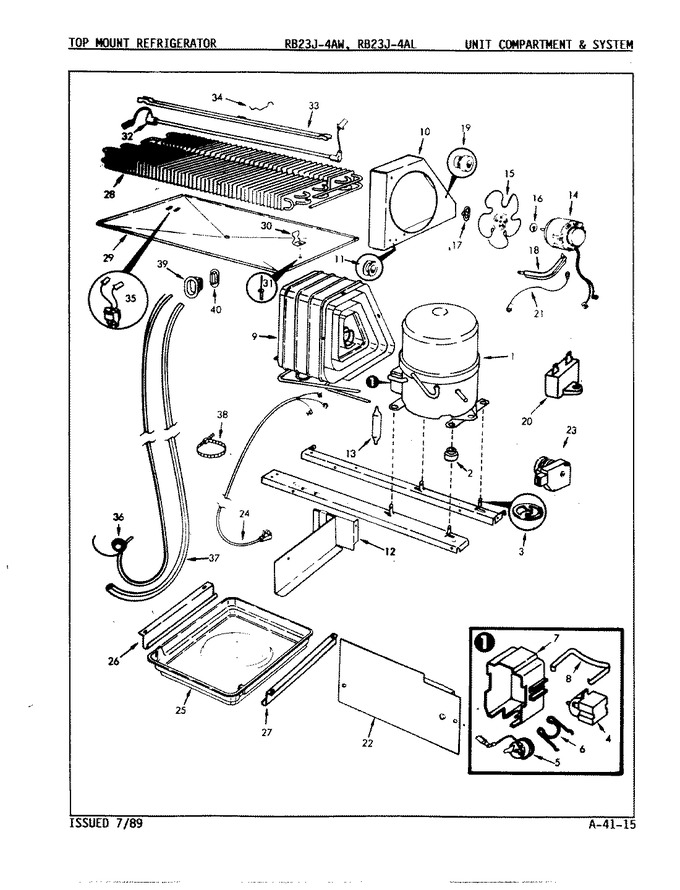 Diagram for RB23JN-4AL (BOM: 9A35B)