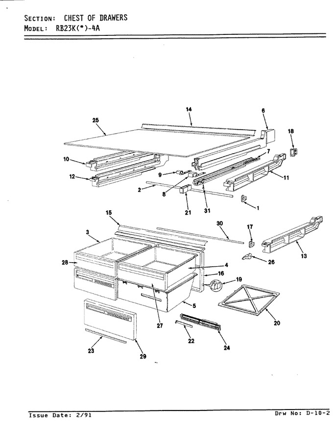 Diagram for RB23KA-4A (BOM: AG95A)