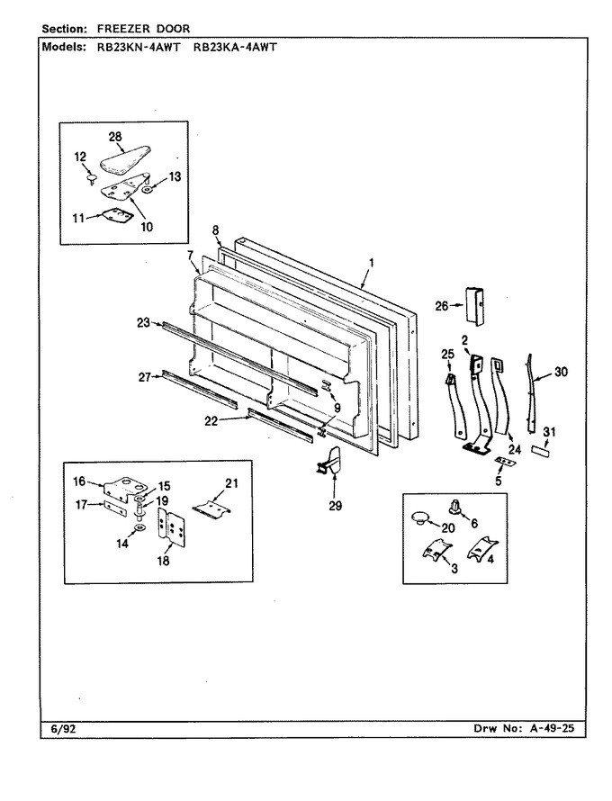 Diagram for RB23KN4AWT (BOM: CL81A)