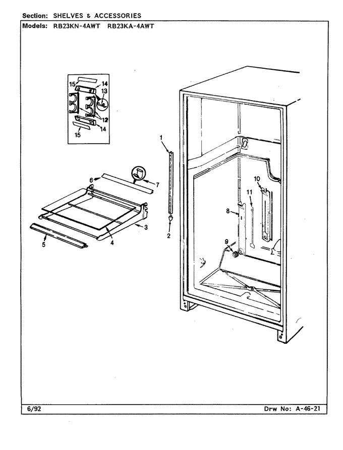 Diagram for RB23KN4AWT (BOM: CL81A)