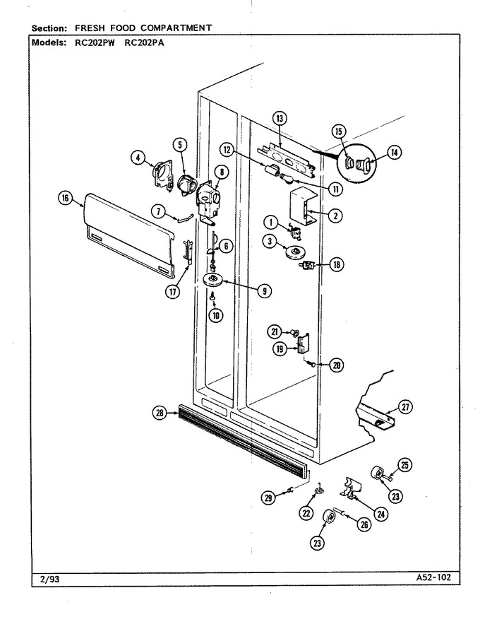 Diagram for RC202PA (BOM: DS07A)