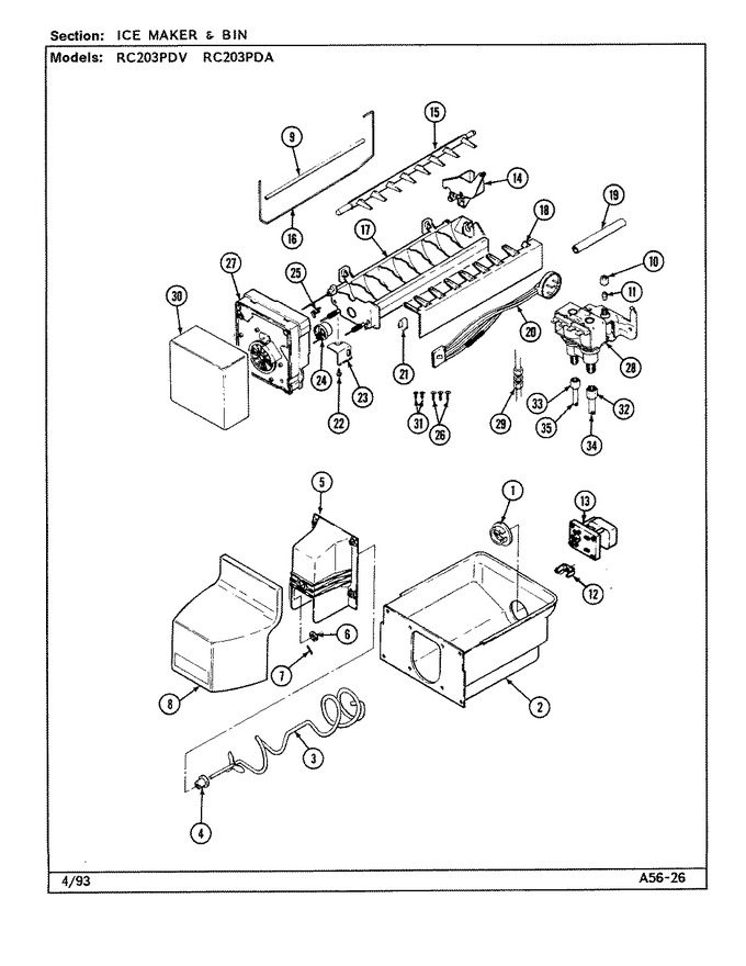 Diagram for RC203PDV (BOM: DS09A)