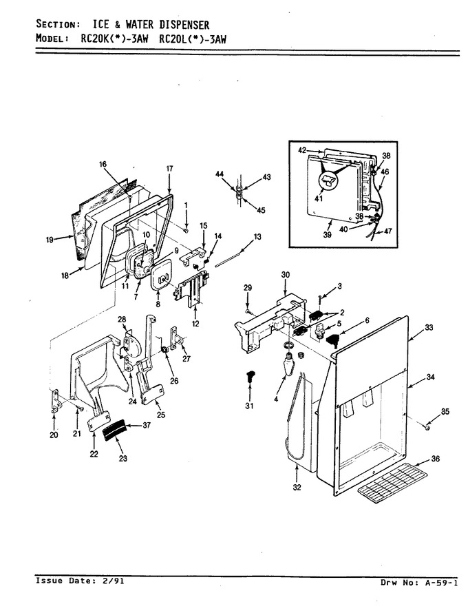 Diagram for RC20LN-3AW (BOM: BS09A)