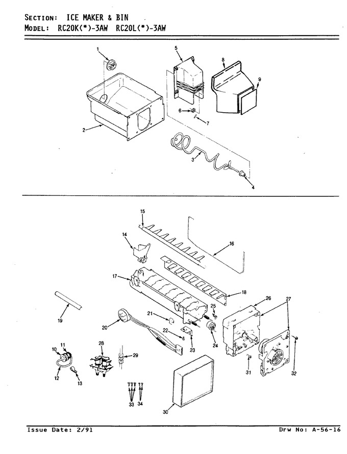 Diagram for RC20KA-3AW (BOM: AS10A)