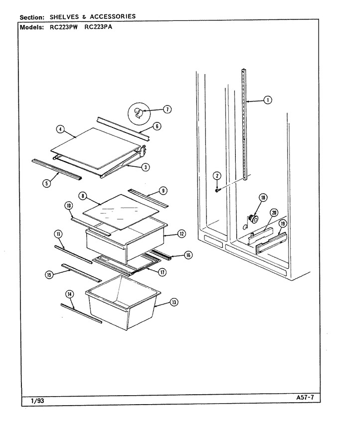 Diagram for RC223PA (BOM: DS12A)