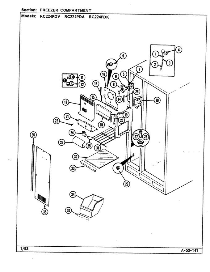 Diagram for RC224PDA (BOM: DS33A)