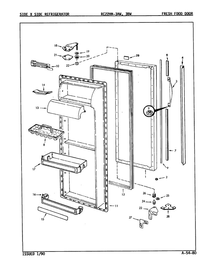 Diagram for RC22HA-3AW (BOM: 8N11A)