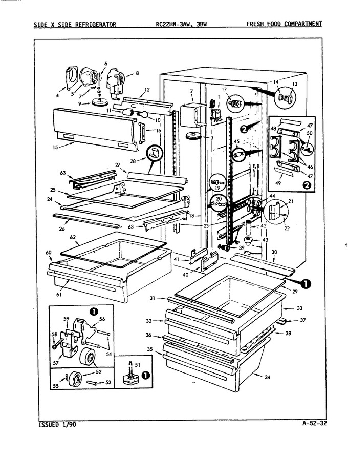 Diagram for RC22HN-3AW (BOM: 8N79A)