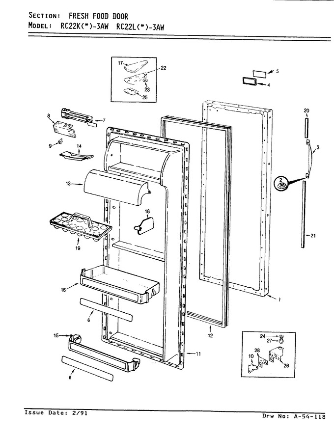 Diagram for RC22LA-3AW (BOM: BS31A)