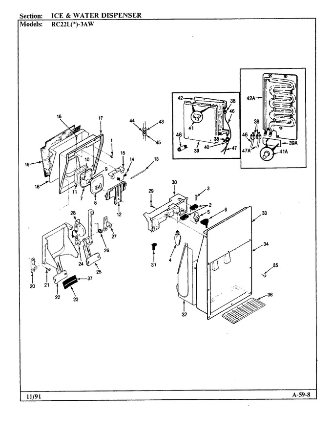 Diagram for RC22LN-3AW (BOM: BS32D)