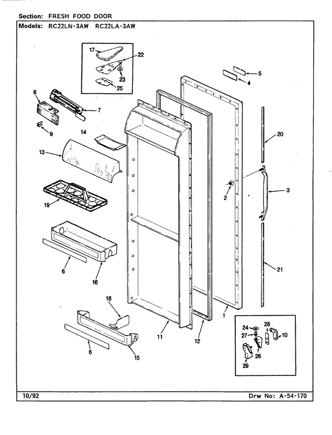 Diagram for RC22LN-3AW (BOM: CS33A)