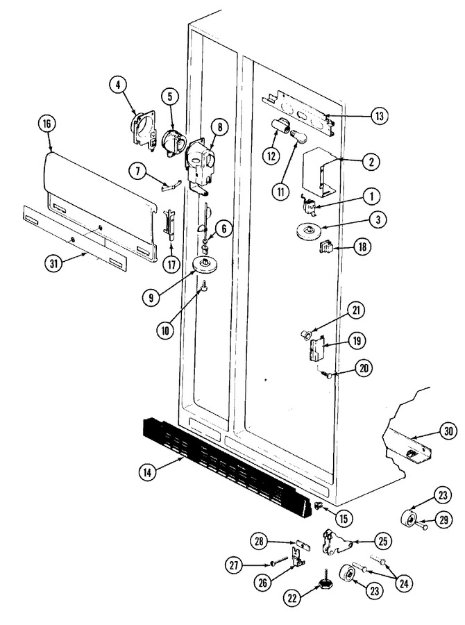 Diagram for RC244PDV (BOM: DS81A)