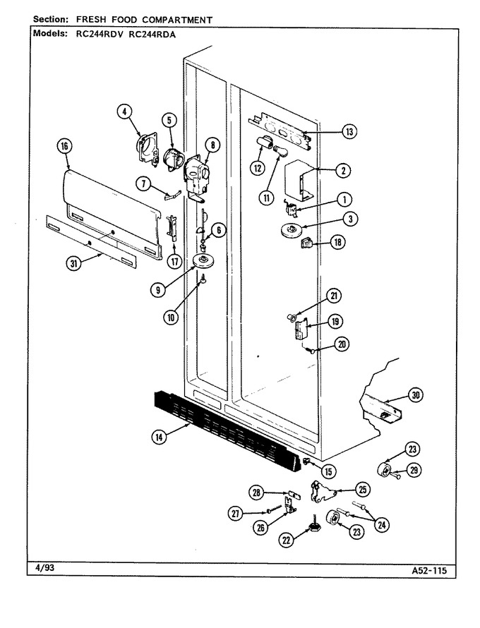 Diagram for RC244RDV (BOM: DS83B)