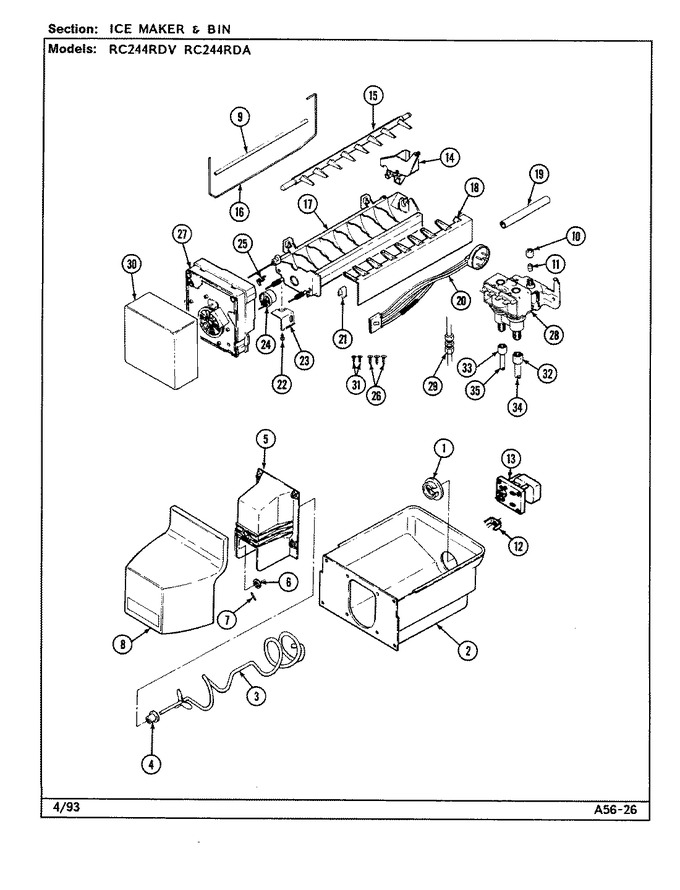 Diagram for RC244RDV (BOM: DS83A)