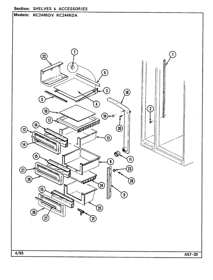 Diagram for RC244RDA (BOM: DS84A)