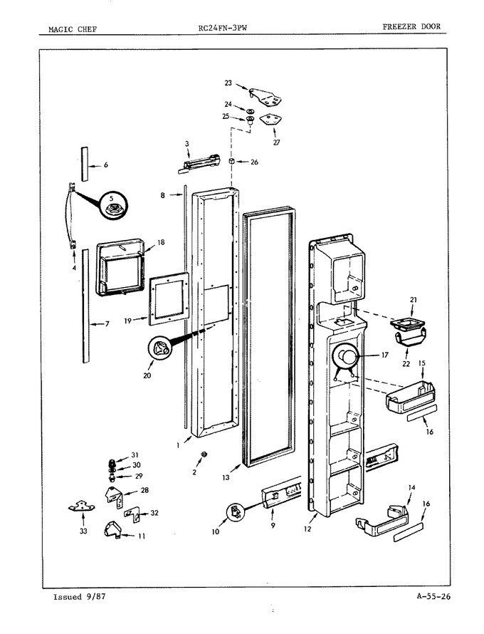 Diagram for RC24FA-3PW (BOM: 7N21A)