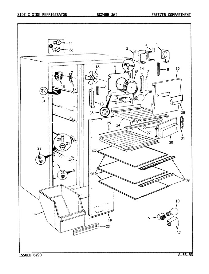 Diagram for RC24HA-3AI (BOM: 8N80A)