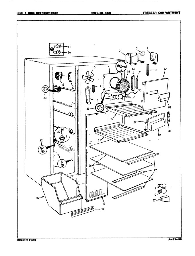 Diagram for RC24HA-3AW (BOM: 8N13A)