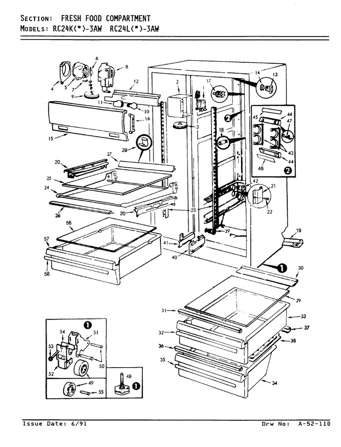 Diagram for RC24LA-3AW (BOM: BS81A)