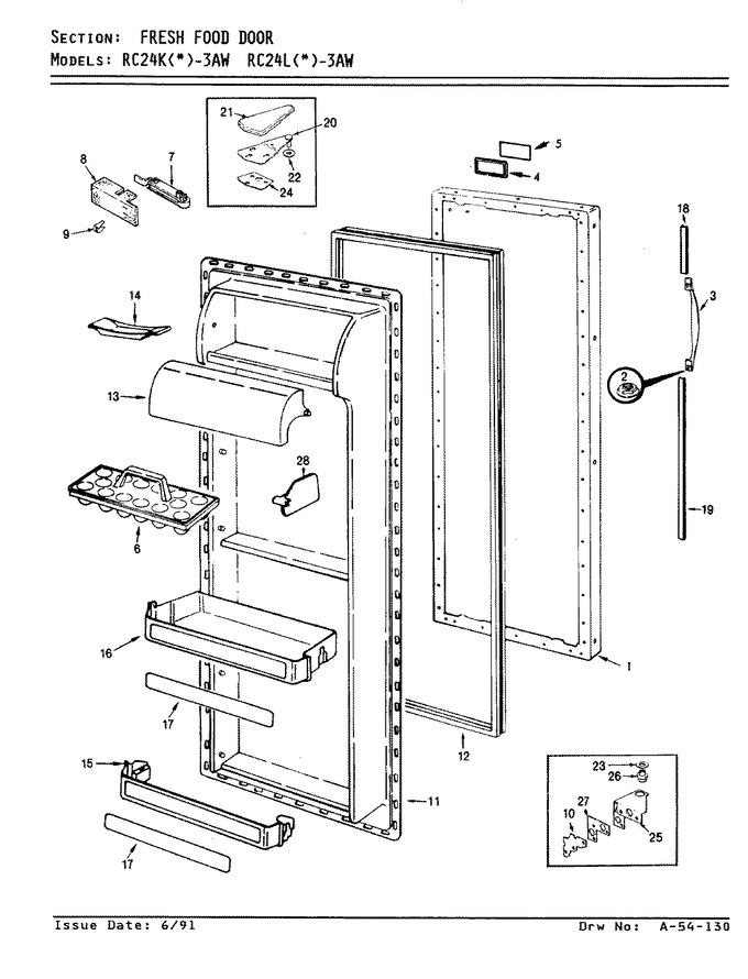 Diagram for RC24KA-3AW (BOM: AS81A)