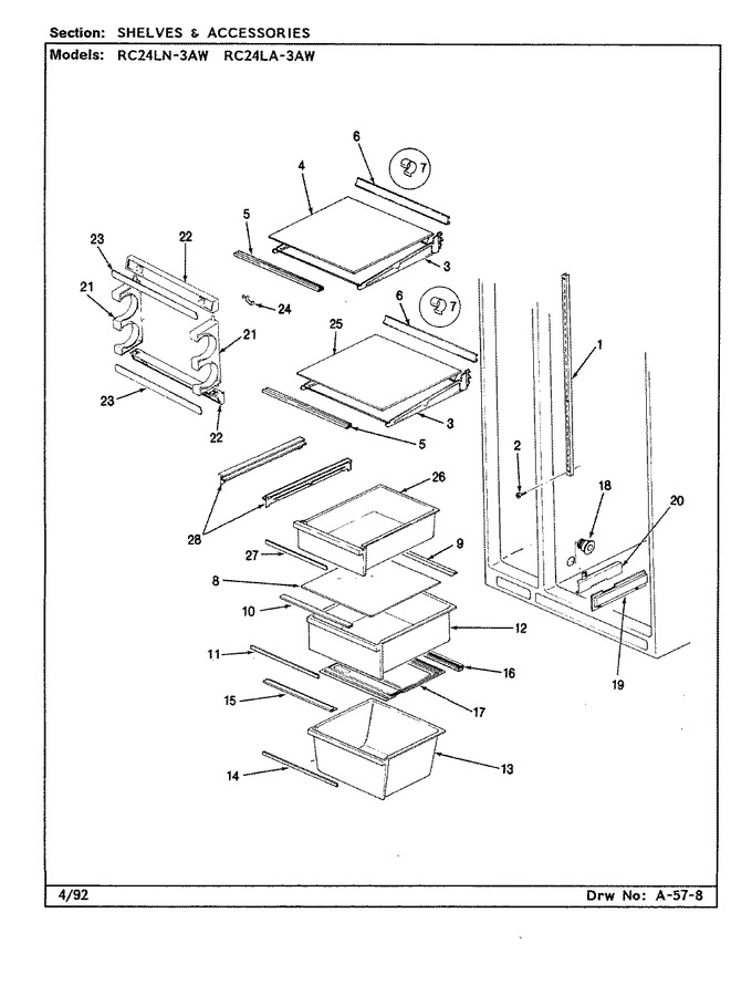 Diagram for RC24LA-3AW (BOM: BS82C)