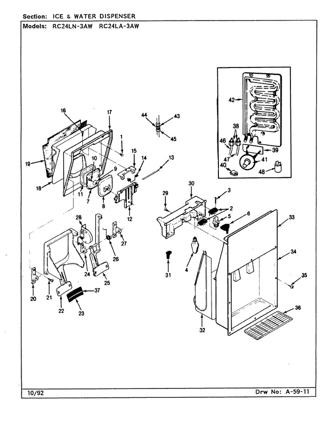 Diagram for RC24LA-3AW (BOM: CS84A)