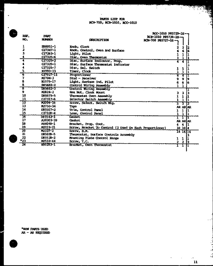 Diagram for RCC-1010 (BOM: P8572901S)