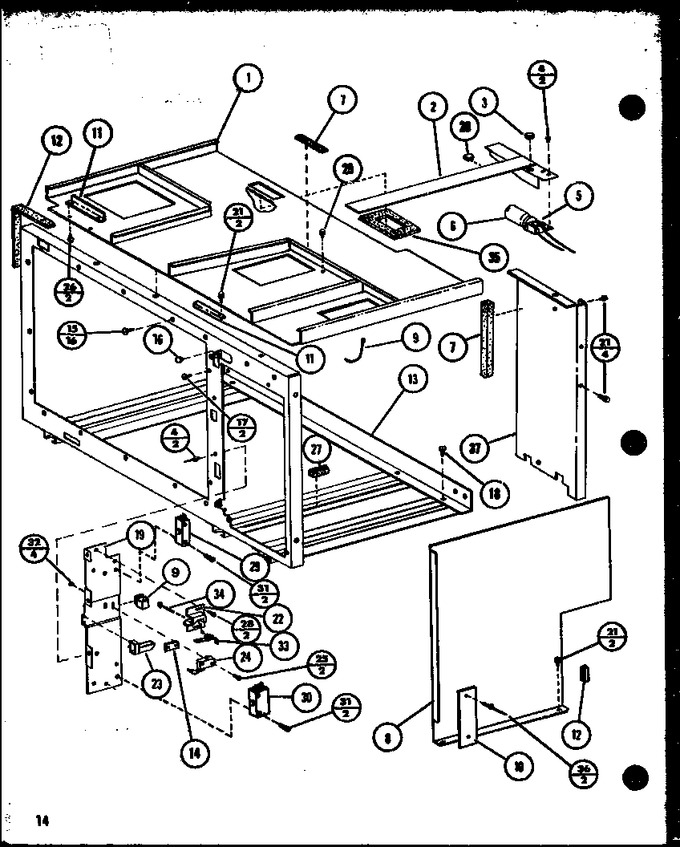 Diagram for RCR-700 (BOM: P8572701S)