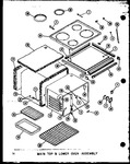 Diagram for 07 - Main Top & Lower Oven Assy