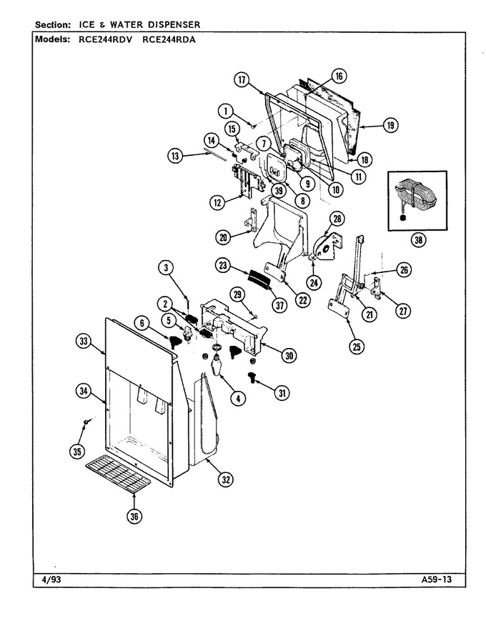 Diagram for RCE244RDA (BOM: DS86A)