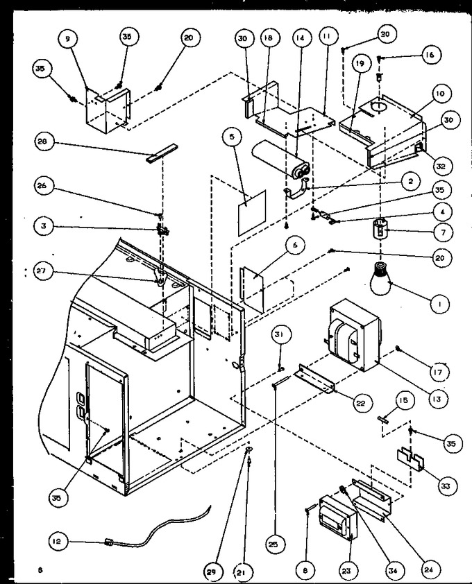 Diagram for RFS8SW1 (BOM: P1156003M)