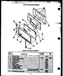 Diagram for 11 - Upper Oven Door Assy