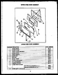 Diagram for 10 - Upper Oven Door Assy