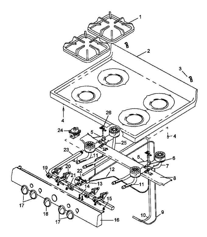 Diagram for RLN340UW (BOM: P1143507N W)