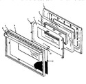 Diagram for 06 - Oven Door Assy