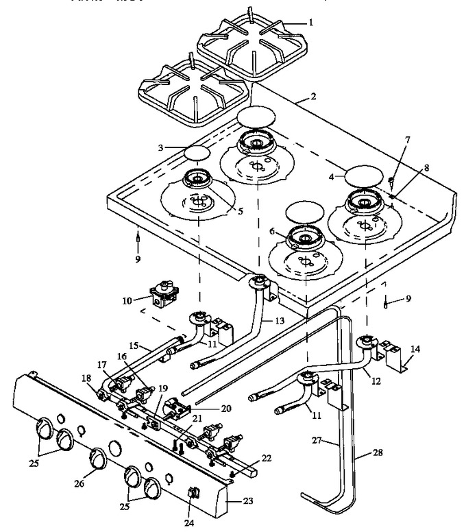 Diagram for RLN383UW (BOM: P1142822N W)