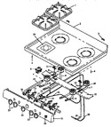 Diagram for 05 - Oven Top Burner Assy