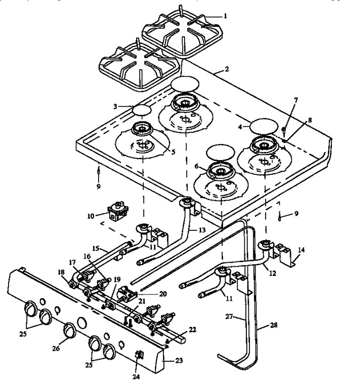 Diagram for RLN383UW (BOM: P1142963N W)