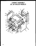 Diagram for 05 - Cabinet Assy 20``