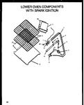 Diagram for 06 - Lower Oven Compnt With Spark Ign