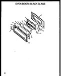 Diagram for 06 - Oven Door - Black Glass