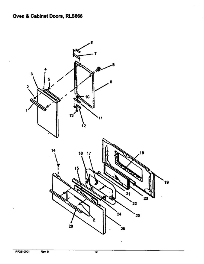 Diagram for RLS666UL (BOM: P1142768N L)