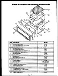 Diagram for 01 - Black Glass Broiler Door And Accessories