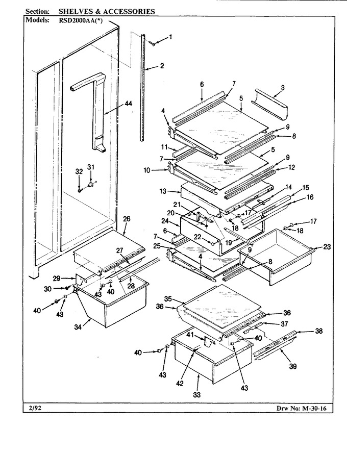 Diagram for RSD2000AAW (BOM: CM05A)