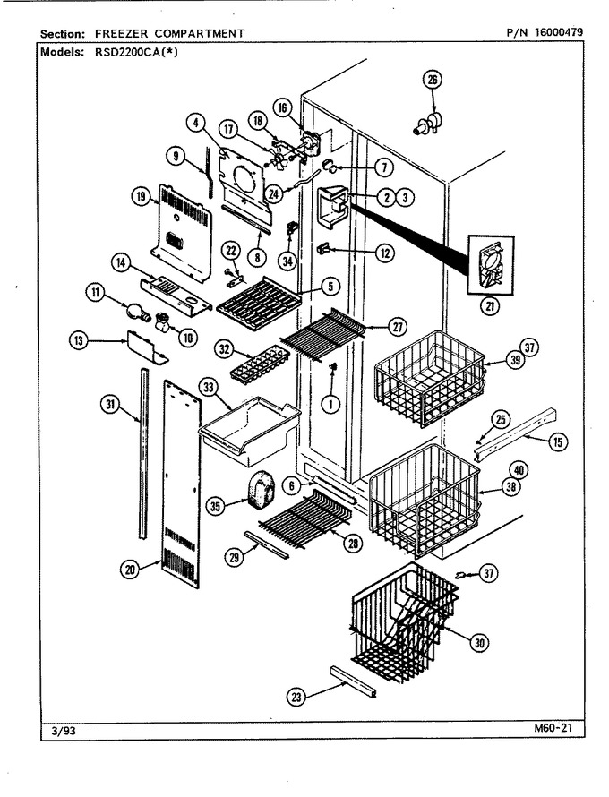 Diagram for RSD2200CAL (BOM: DM12A)