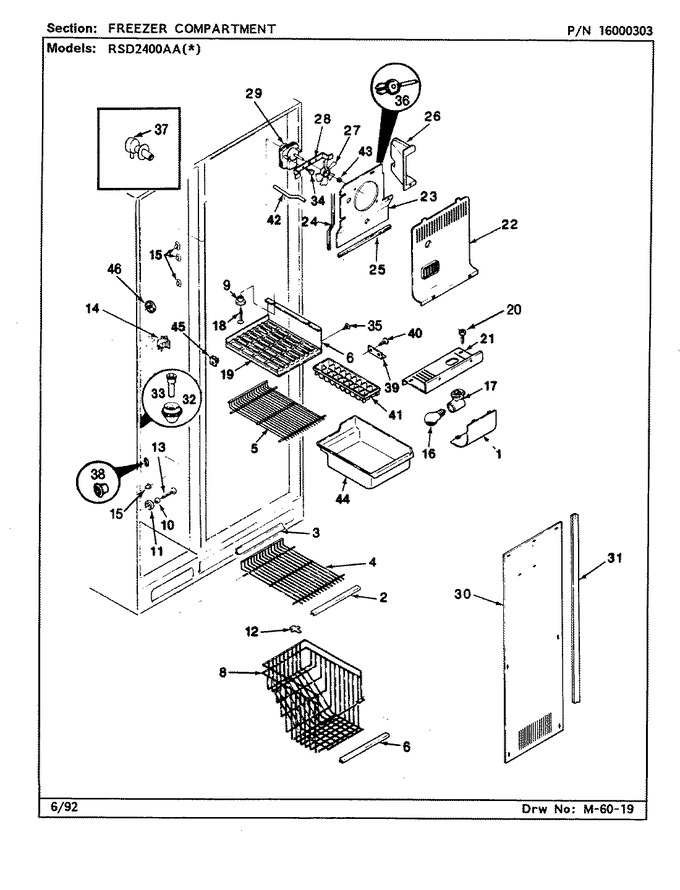 Diagram for RSD2400AAW (BOM: CM41A)