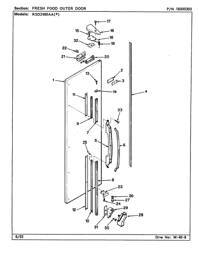 Diagram for RSD2400AAL (BOM: CM41B)