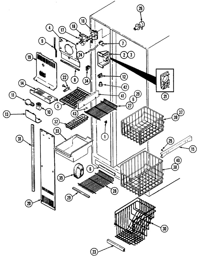 Diagram for RSD2400CAL (BOM: DM42A)